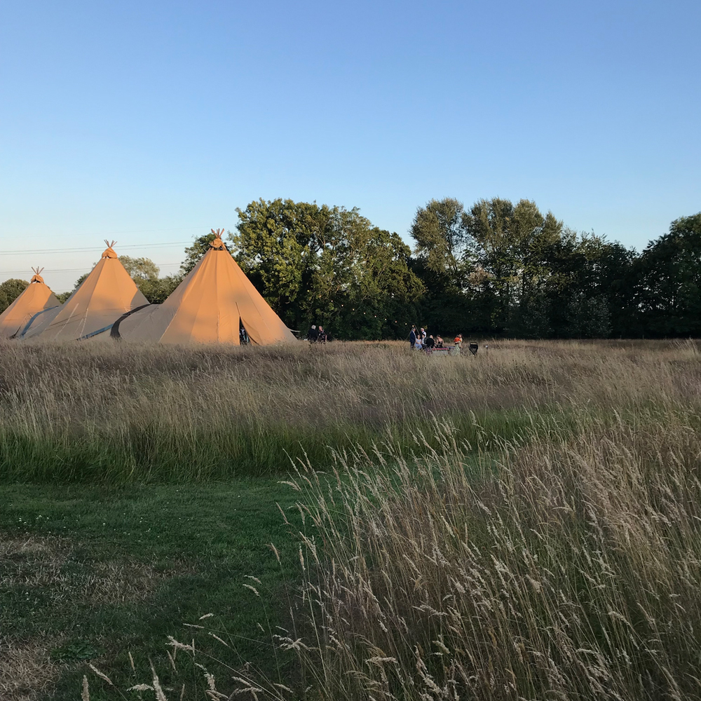 Claire and Guy’s Tipi Woodland Wedding in Wiltshire